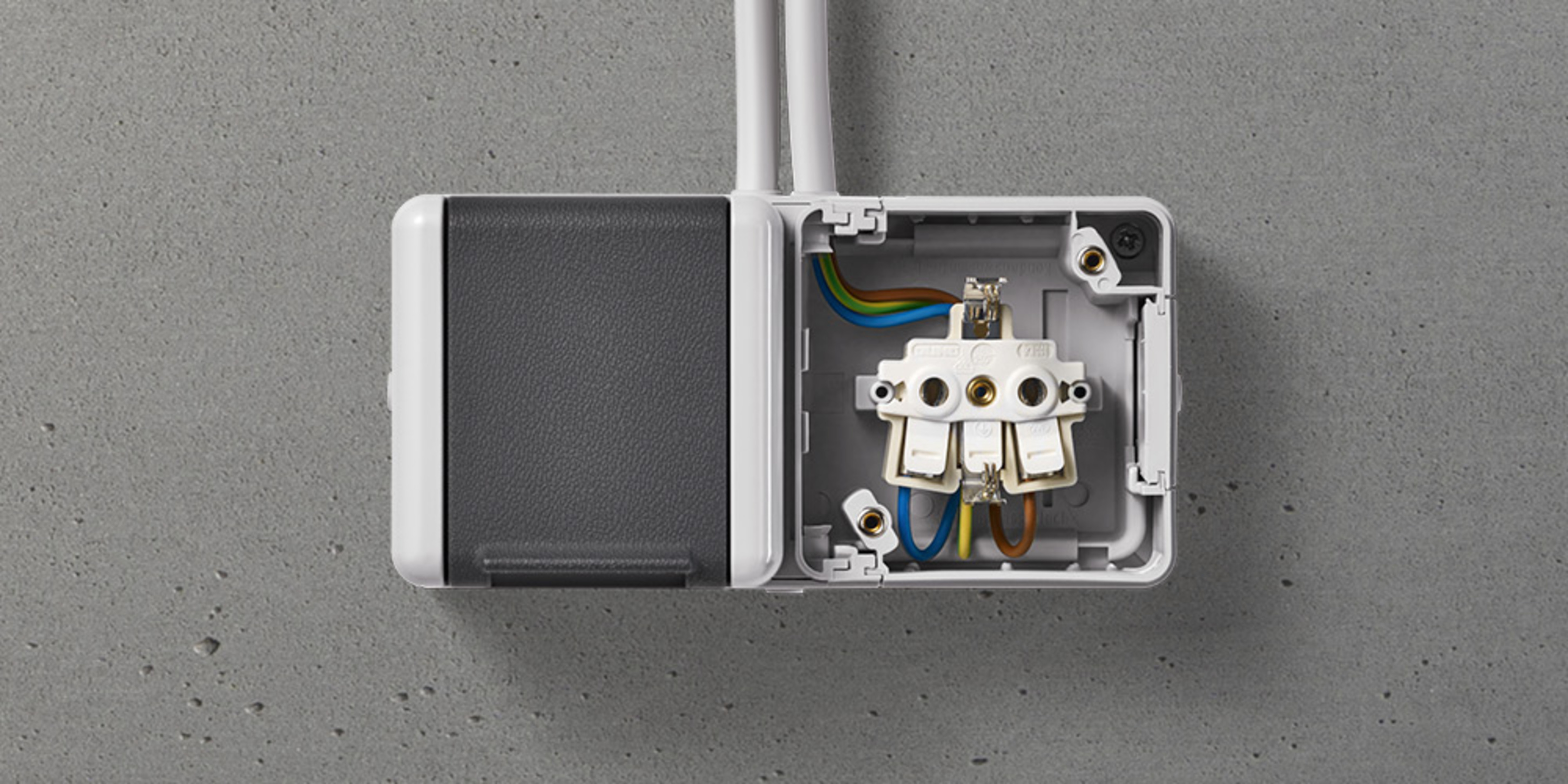 Doppelsteckdose mit Trennsteg bei Elektro Rex GmbH in Lenting